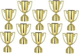 INOOMP 10pcs Trophy Sports Decor Gold Decor Kids Sports Toys Children Trophy Achievement Trophy Kids Award Trophy Children Kids Trophy Exquisite Small Trophy Delicate Small Trophy Plastic