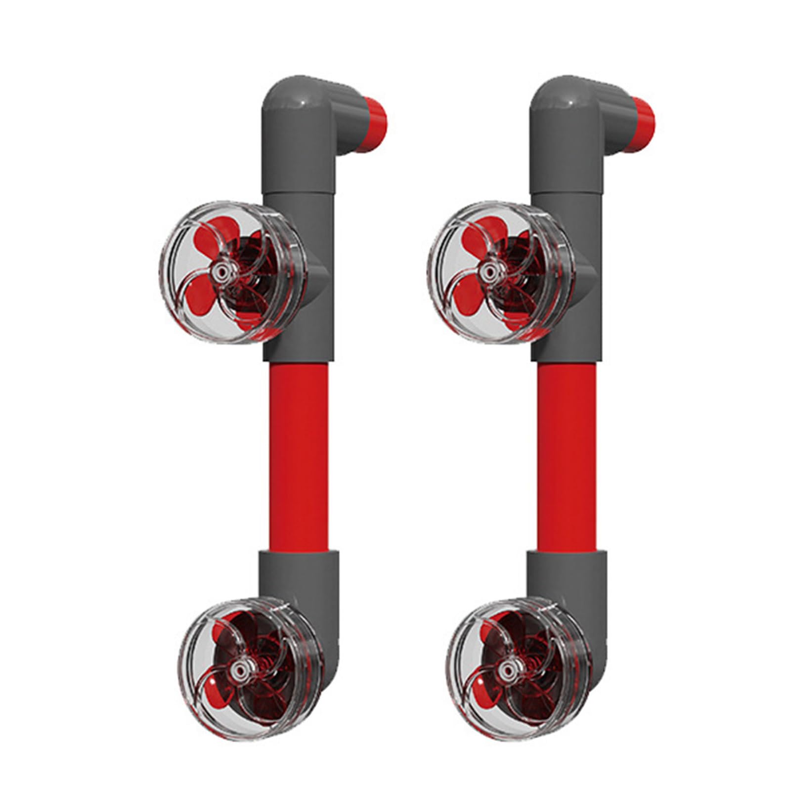 Kit di ventole rotanti automatiche a 4 palette per acquari per la circolazione dell'acqua e gli acquari accessori per acquari