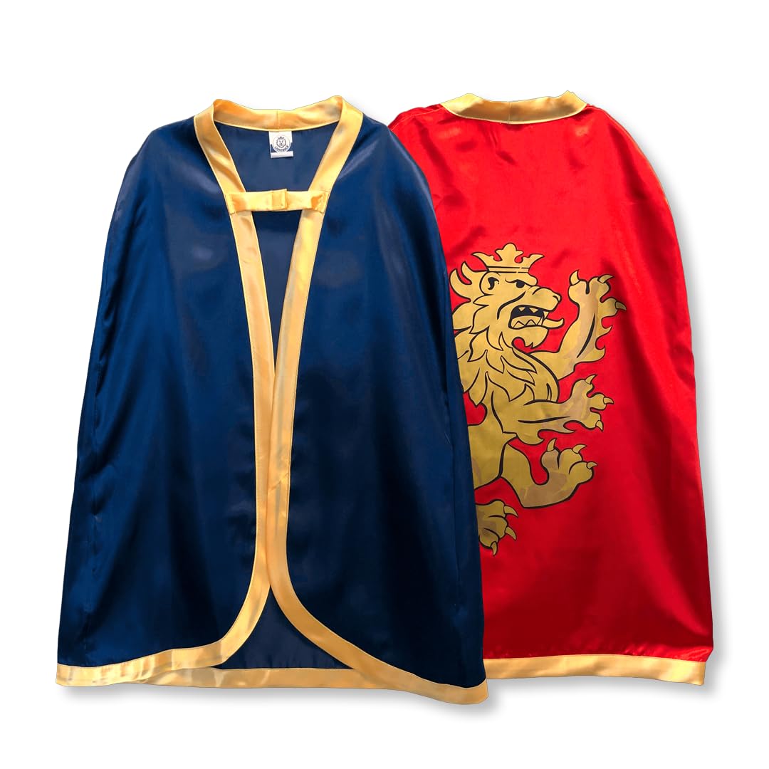 Liontouch Medieval Noble Knight Satin Toy Cape for Kids | Part of A Kid's Costume Line