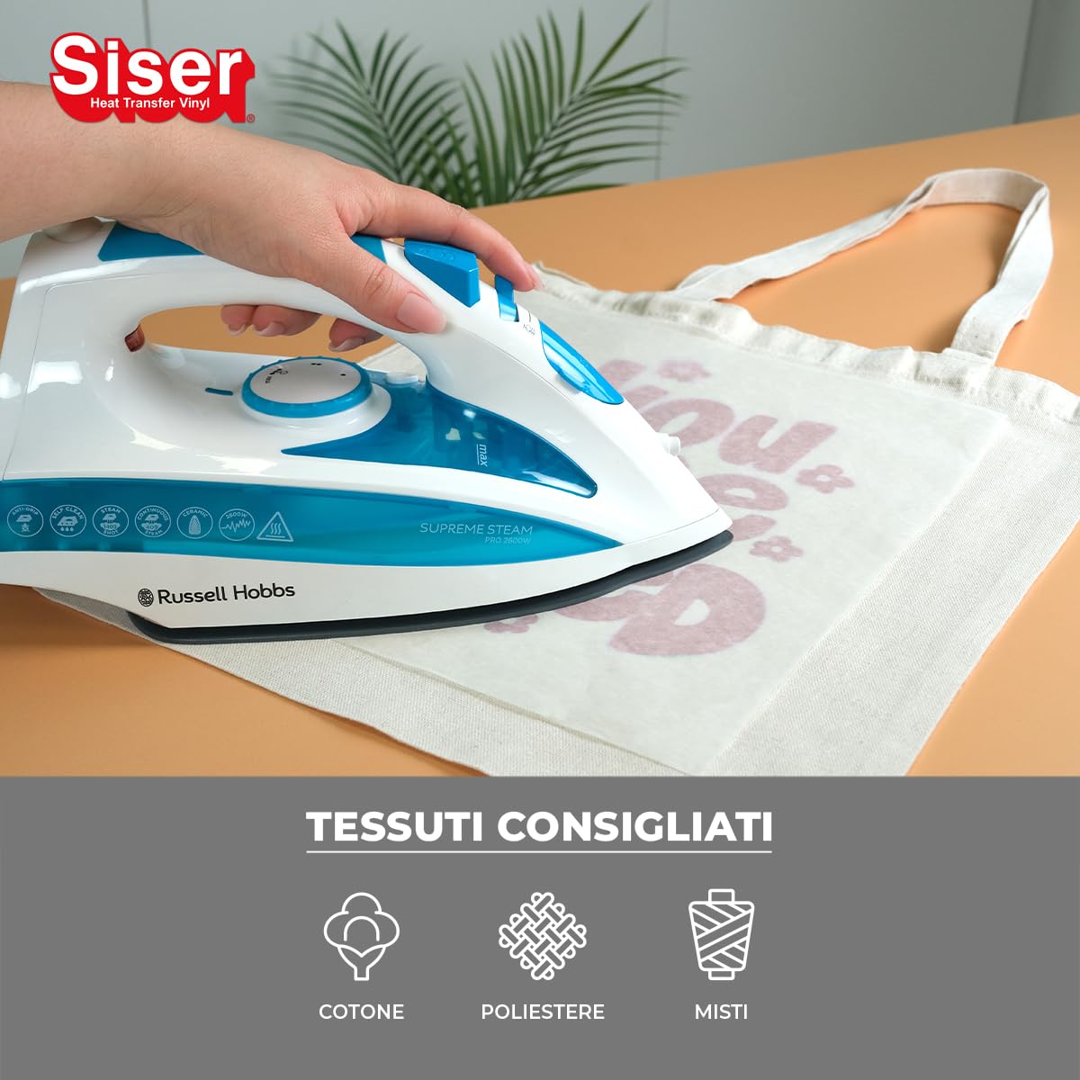 Siser® Metal Red Rosso, 30cm x 0,5mt, Vinile Termotrasferibile Termoadesivo Metallizzato per la Personalizzazione dei Tessuti, Abbigliamento e Accessori, Hobby creativi, Facile da Tagliare