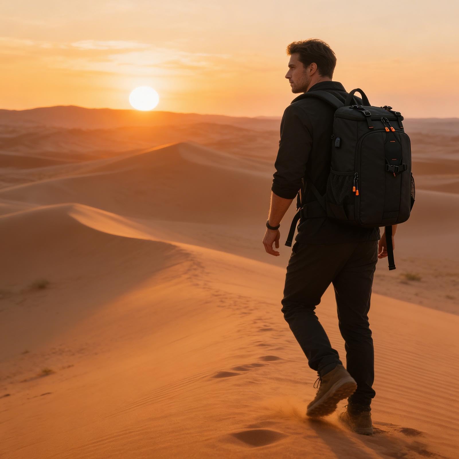Mochila para Cámaras de Fotógrafos Mochila Impermeable Grande para Cámara | Estuche de Transporte para Fotógrafos para Mujer Viajes Fotografía Senderismo Drone Trabajo Escuela Ordenador