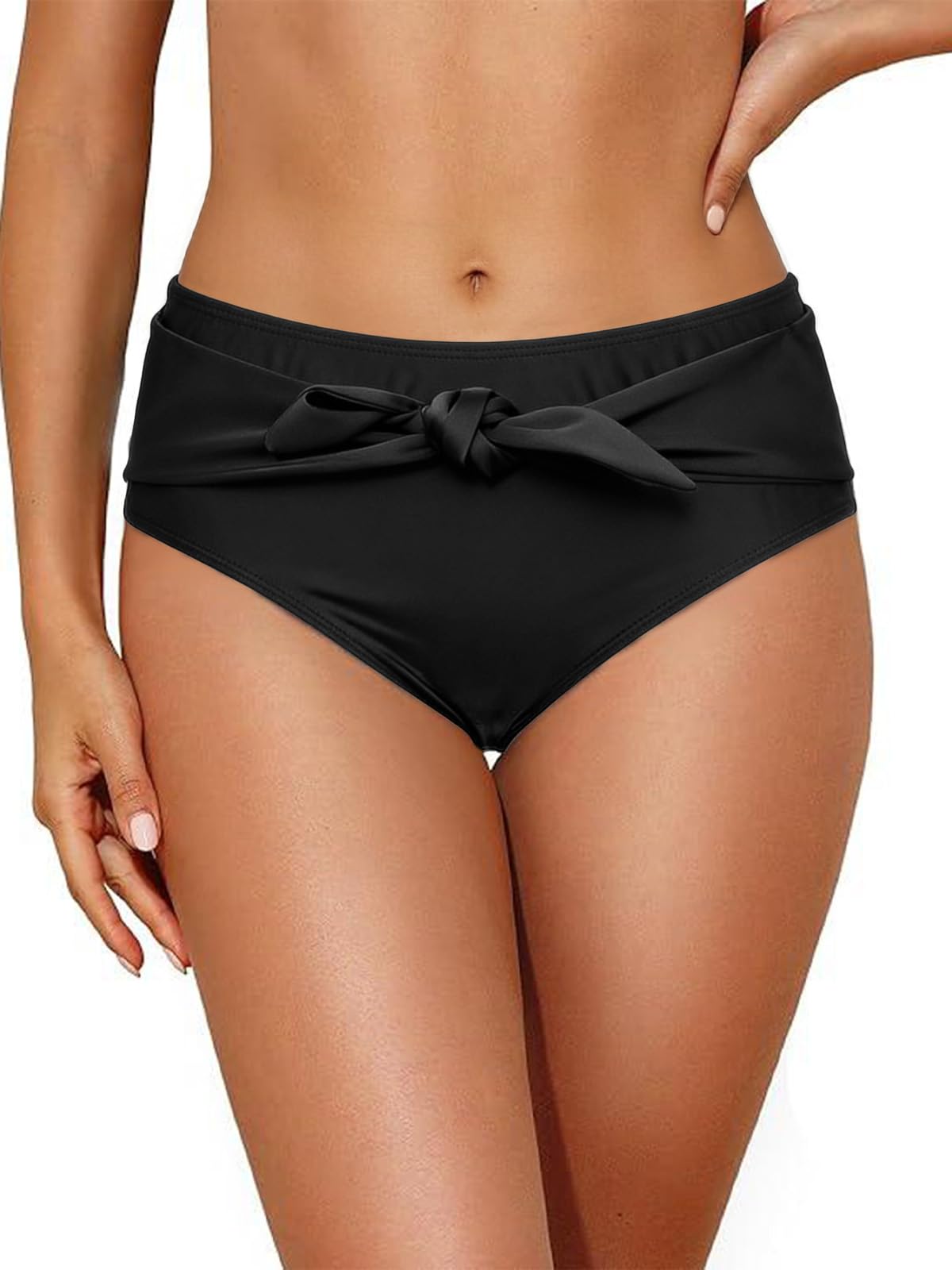 Mujer Braga de Bikini Cintura Alta Pajarita
