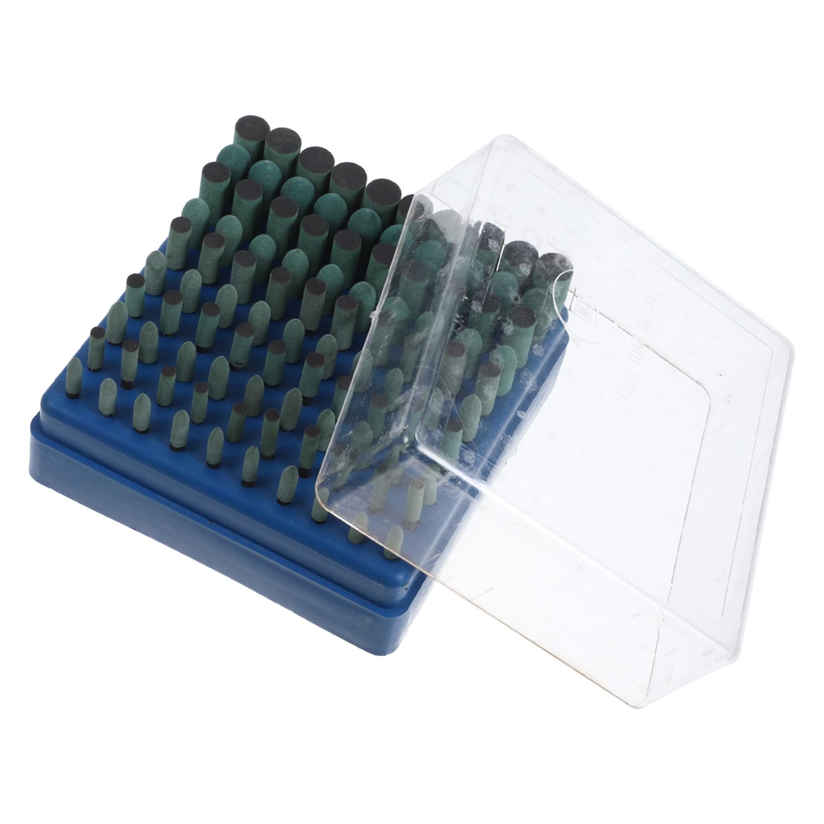 Holibanna 4 Juegos juego de cabezales de molienda conformado moler lijado piedra montado accesorios para herramientas rotativas pulido brocas para taladro trozos de molienda caucho Verde