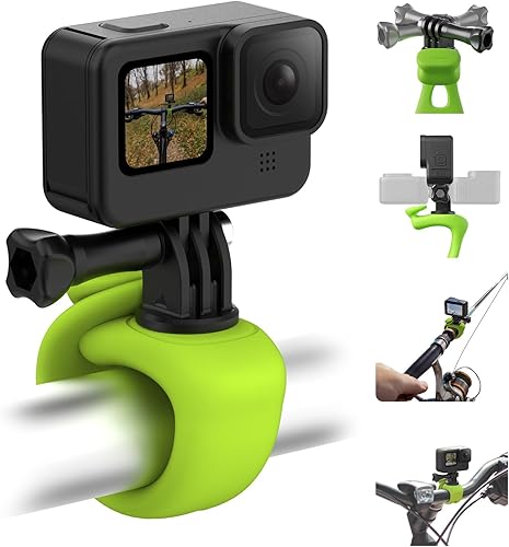 TELESIN 360 Cámara Flexible Montaje en Tubo Bicicleta Manillar Motocicleta Barra Roll Bar Pesca Soporte de Esquí Accesorios para GoPro Max Hero 12 TELESIN 360 Cámara Flexible Montaje en Tubo Bicicleta Manillar Motocicleta Barra Roll Bar Pesca Soporte de Esquí Accesorios para GoPro Max Hero 12