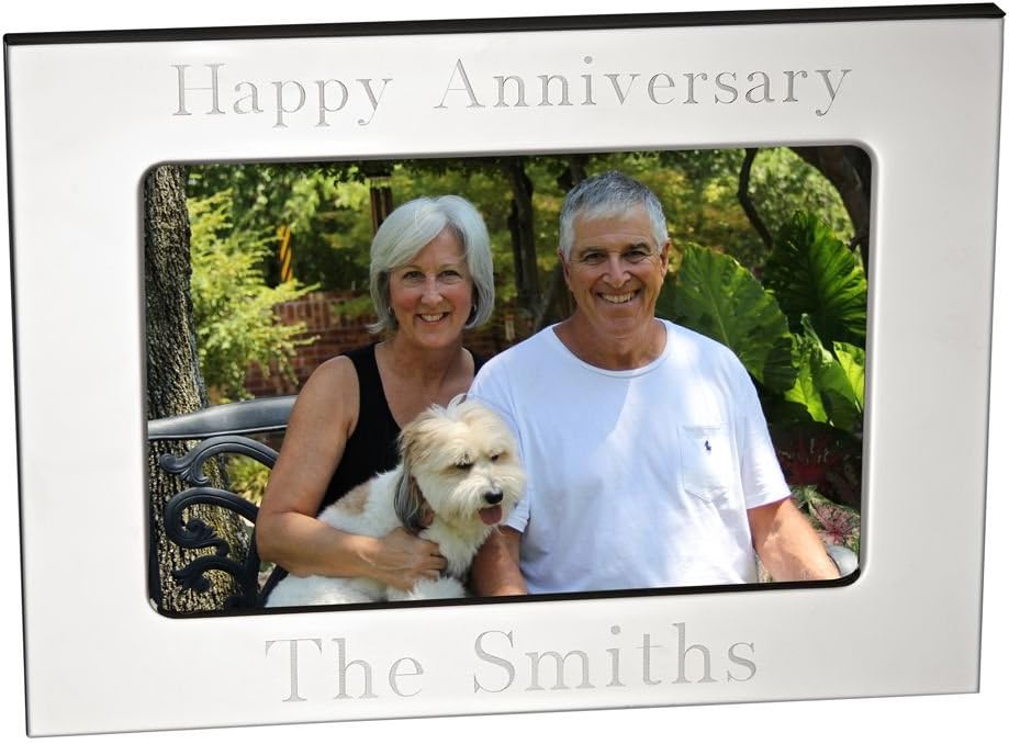 The Fine Swine Personalized silverplate Picture Frame (5x7 Landscape)