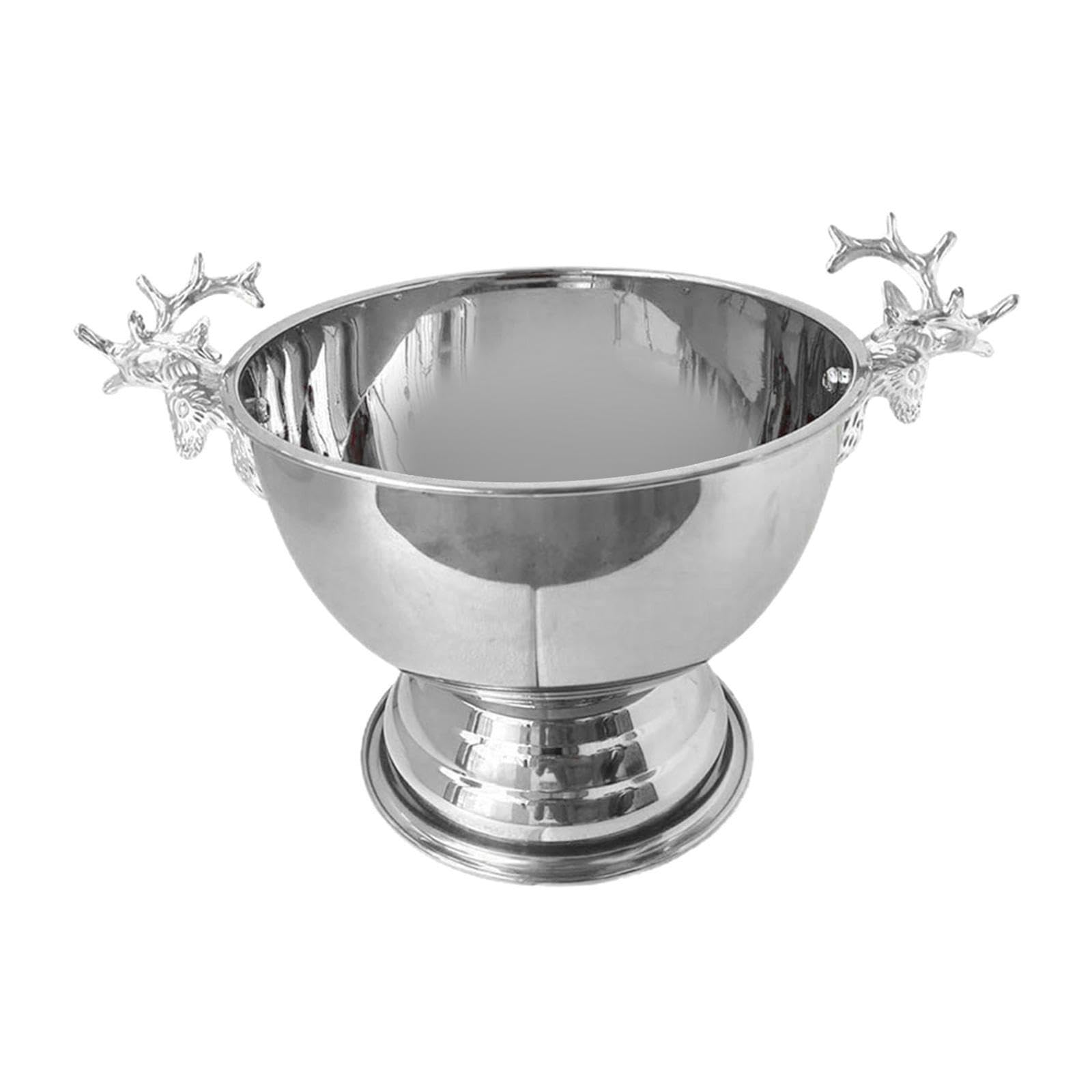 Cubo de champán de hielo, tazón, reuniones, fiestas, con estilo, decorativo, suave para el entretenimiento, cubo champán hielo, tazón para congelador, fiesta, bar