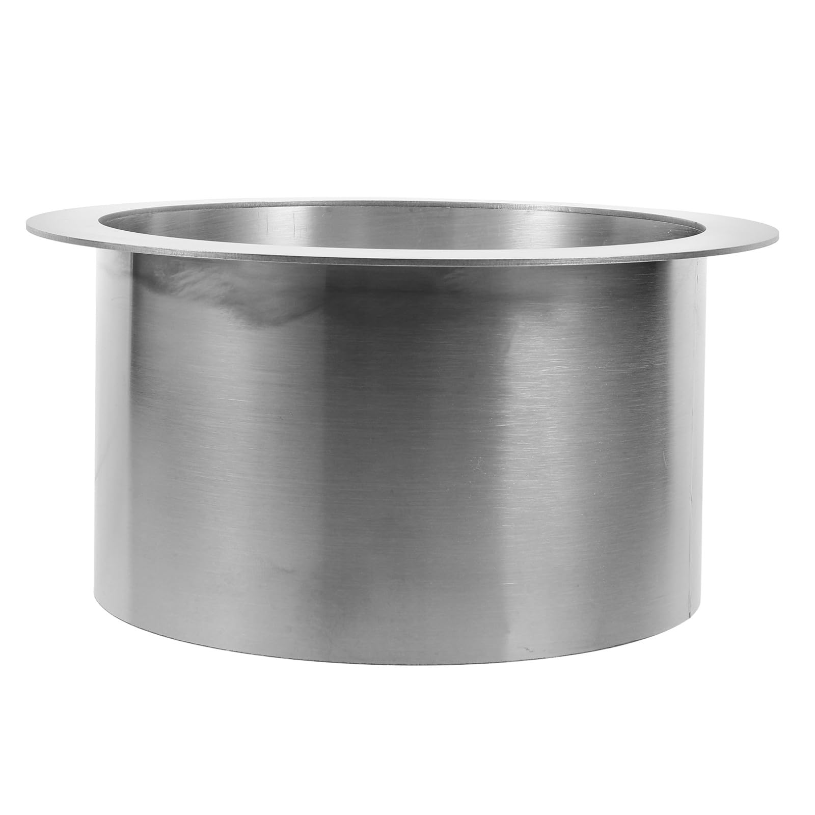 Trappe à Déchets Ronde Encastrable en Acier Inoxydable Argenté | Usage Professionnel, Zones à Forte Humidité, Résiste aux Hautes Températures, Anticorrosion, Entretien Facile