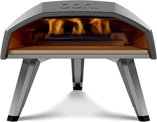 Ooni Koda 12 Gas Pizza Oven – 28mbar Propane Outdoor Portable Oven For Fire and Stonebaked 12 Inch Pizzas in 60 Seconds, With Gas Hose & Regulator