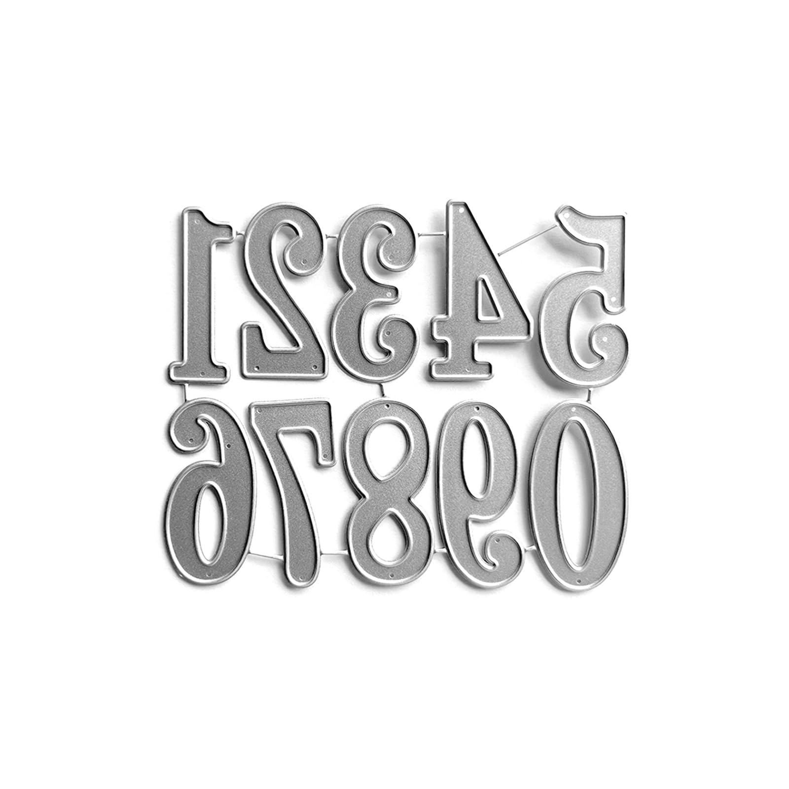 Veltros Metal Die Cuts Letter Number Cutting Dies Stencils Cutting Template for Scrapbook Album Paper Card Embossing Scrapbooking Stencils