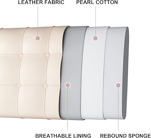 Miniatura 3 de Almohada rectangular de lectura con respaldo de cuña grande, cojín extraíble para dormitorio, banco de cama, C, sin cabecera, tamaño King, 70.8