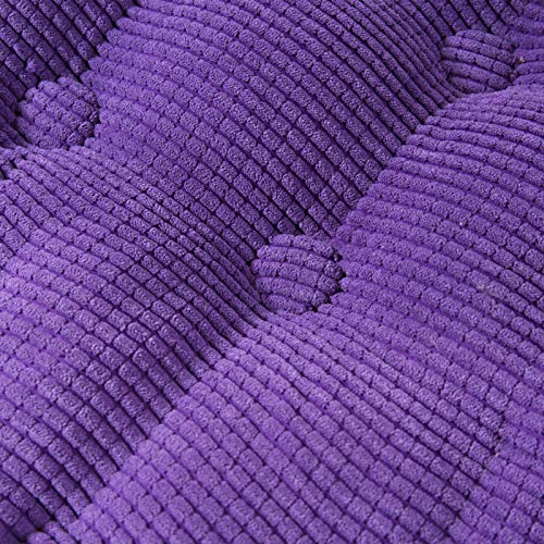 Coussin de banc en velours côtelé vert 55x155 cm d'une élégance rare - 5