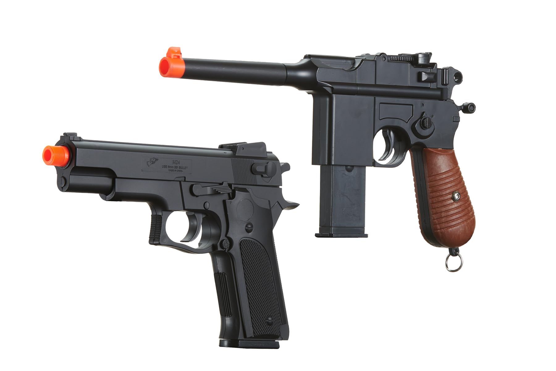 Amazon.com : GoldenBall Durable ABS Dual Airsoft Pistol Mauser C96