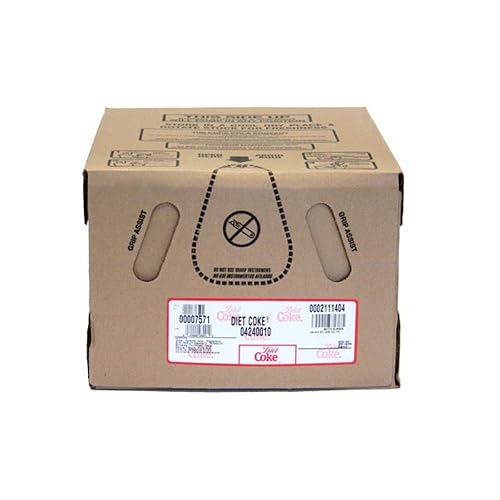 Supply Depot Compatible con jarabe de refresco de coca de dieta bolsa de 25 galones en caja