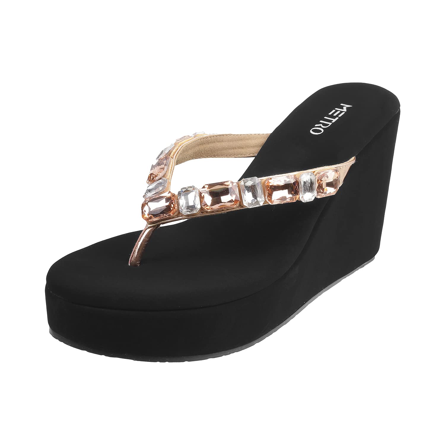 Metro Womens Synthetic Rose Gold Slip Ons (Size (7 UK (40 EU)) (B09X795QX3) Amazon Price History, Amazon Price Tracker