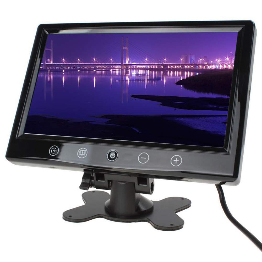 PolarLander Car Monitor TFT LCD da 9 Pollici Car Styling per parcheggio Telecamera di retromarcia Monitor per Auto per parcheggio Monitor Dvd VCR Poggiatesta HD