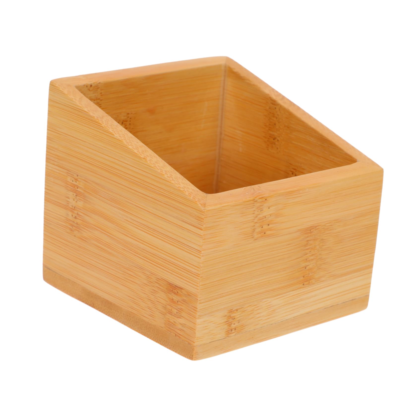 Luxshiny 1Pc Open Mouth Wooden Tea Bag Storage Case Multi Function Box for Homes Hotels Shops Elegant Design Quality Tea Organizer for Tea Bags