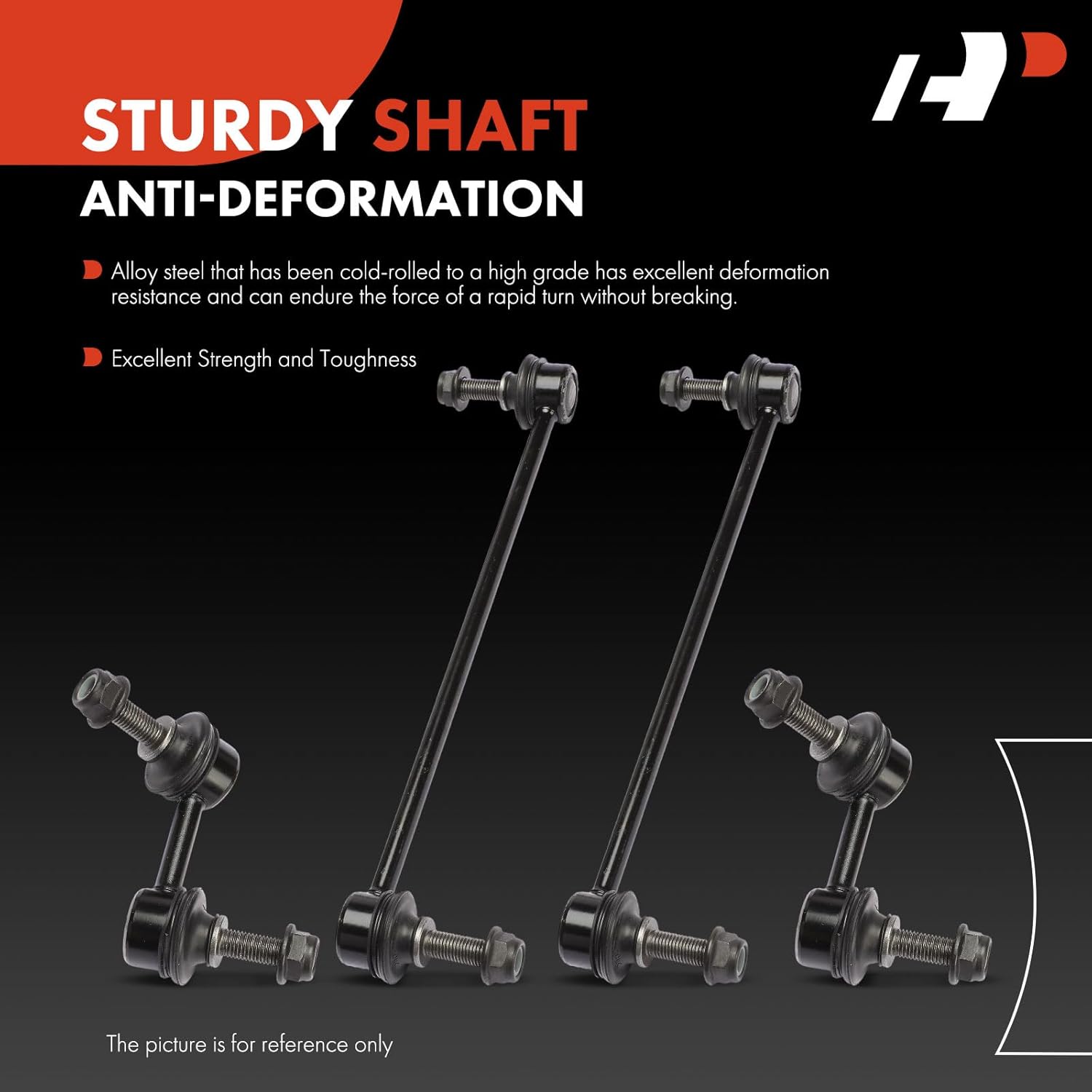A-Premium Set of 4, Front & Rear Sway Bar Links Stabilizer Bar Links Kit, Compatible with Nissan Sentra 2020 2021 2022 2023 2024