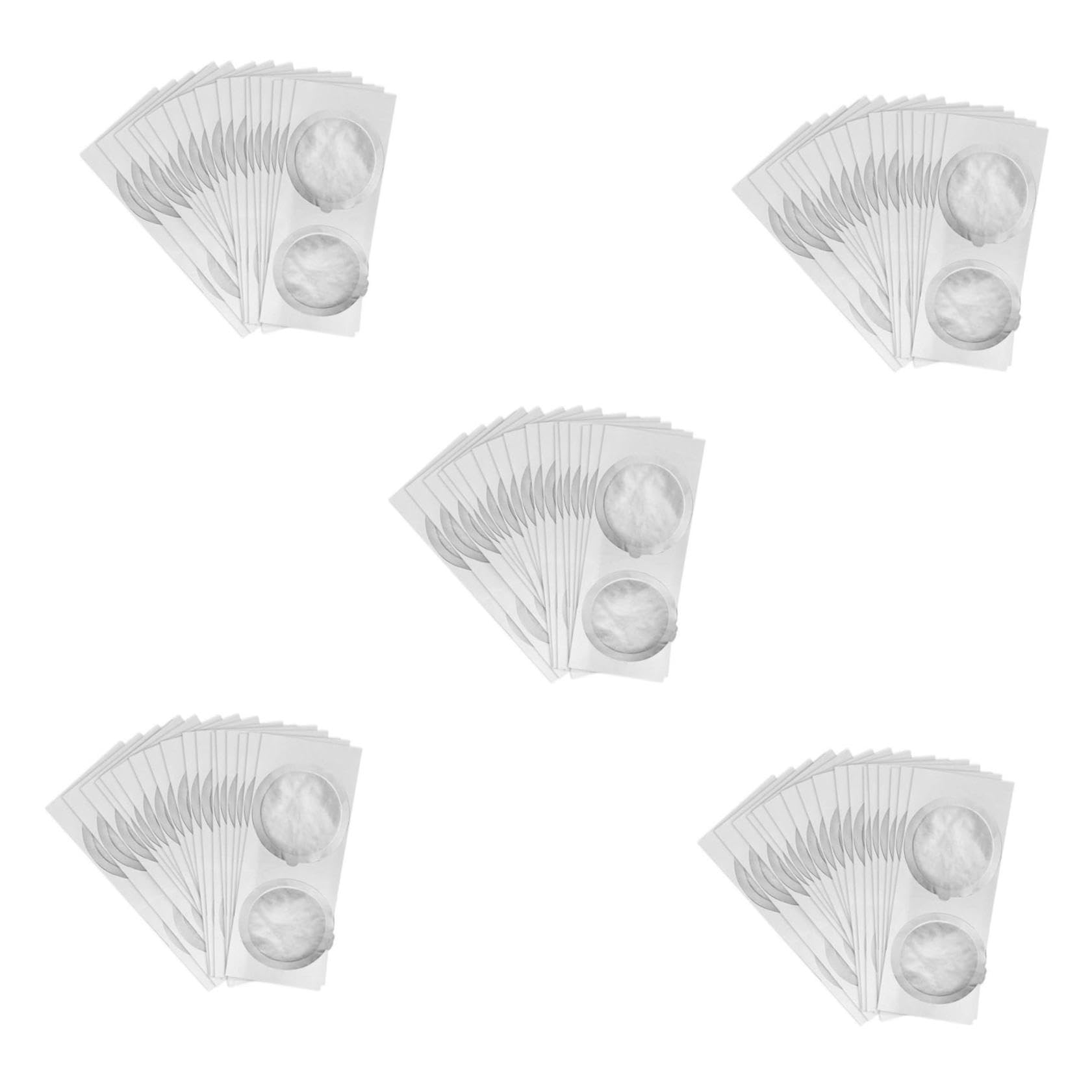 Cabilock 250 Piezas película de taza de cápsula de café Sellado de tapas de espresso láminas adhesivas de café Cafe molido Cafe expreso tapas de láminas de espresso pegatinas