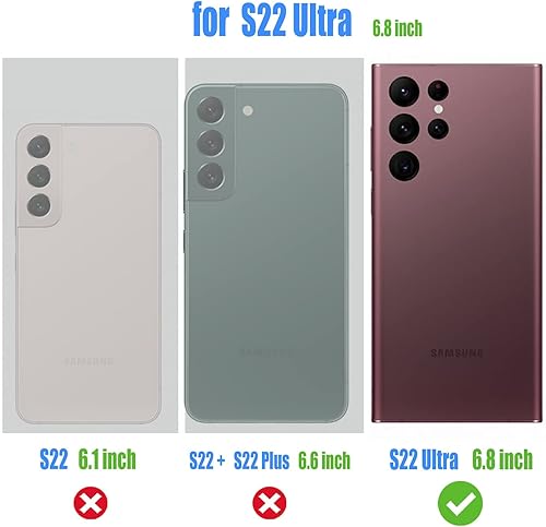 Miniatura 2 de Funda protectora para Samsung Galaxy S22 Ultra para niñas y mujeres, carcasa protectora de TPU suave con purpurina brillante brillante brillante y