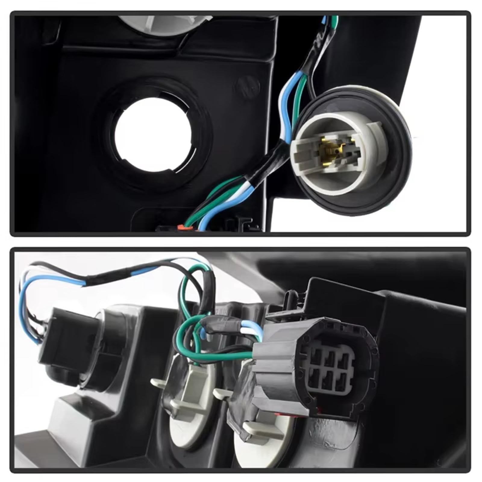 Pilotos Traseros Remolque Para Chrysler para la ciudad para el país 2011-2016 luces traseras coche LED luz trasera freno conducción lámpara marcha atrás 5182531AE 5182530AE Luces Traseras(Bien)
