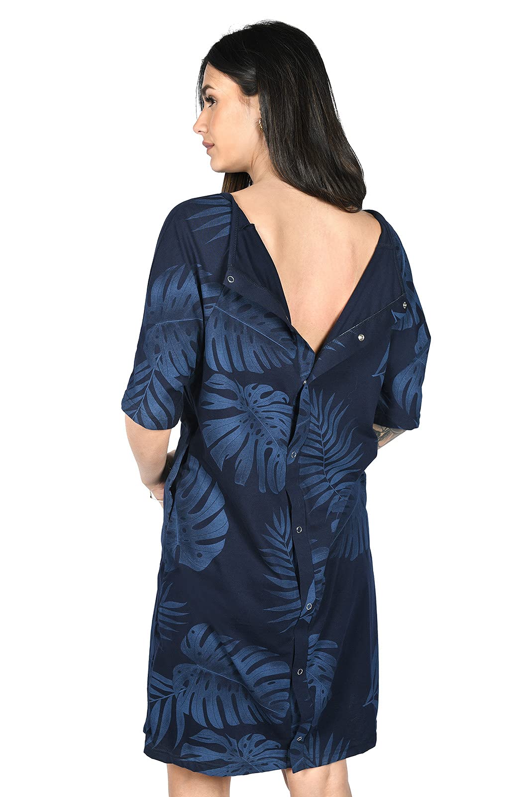 MijaCulture 3 en1 Camisón para el Parto Camisón de Maternidad & alimentación amamantamiento 4128