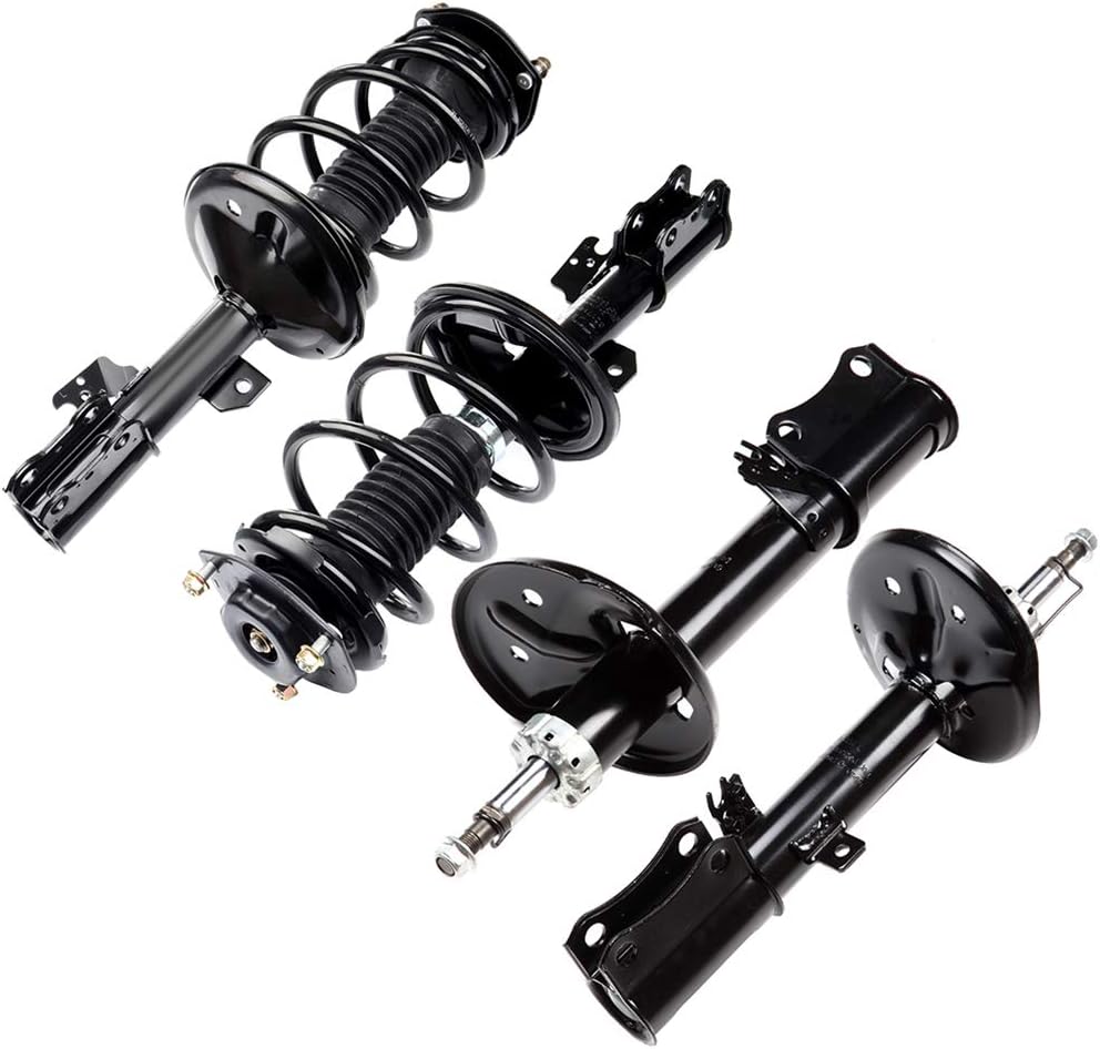 ECCPP Complete Struts Front and Rear Pair Strut Spring Assembly Shock Absorber for 2002-2003 for Lexus ES300 2002-2003 for Toyota Camry Set of 4