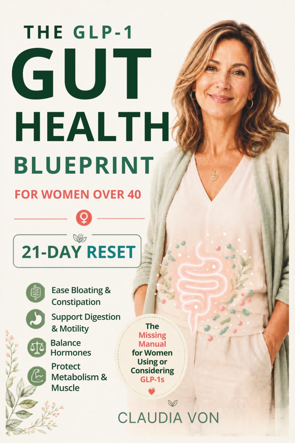 The GLP-1 Gut Health Blueprint for Women Over 40: A 21-Day Reset to Improve Digestion, Balance Hormones, Boost Metabolism, and Support Smarter Fat Loss Without the Guesswork