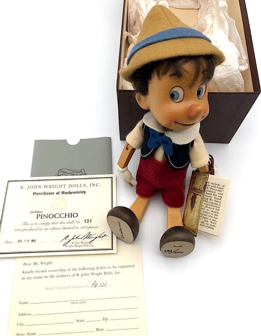 最終 Rジョンライト ピノキオ ディズニーR.John Wright 世界限定 R