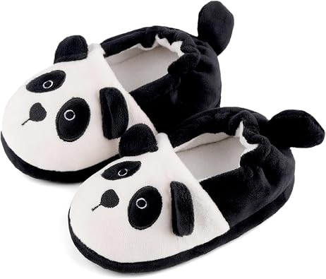 Winter Slippers For Girls Cartoon Animal Slippers Toddler Warm Plush House Shoes Little Kids Home Slippers