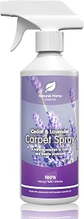 Eco Carpet Moth Beetle Killer Repellent Cedar and Lavender Carpet and Wardrobe Spray Natural Treatment 500ml