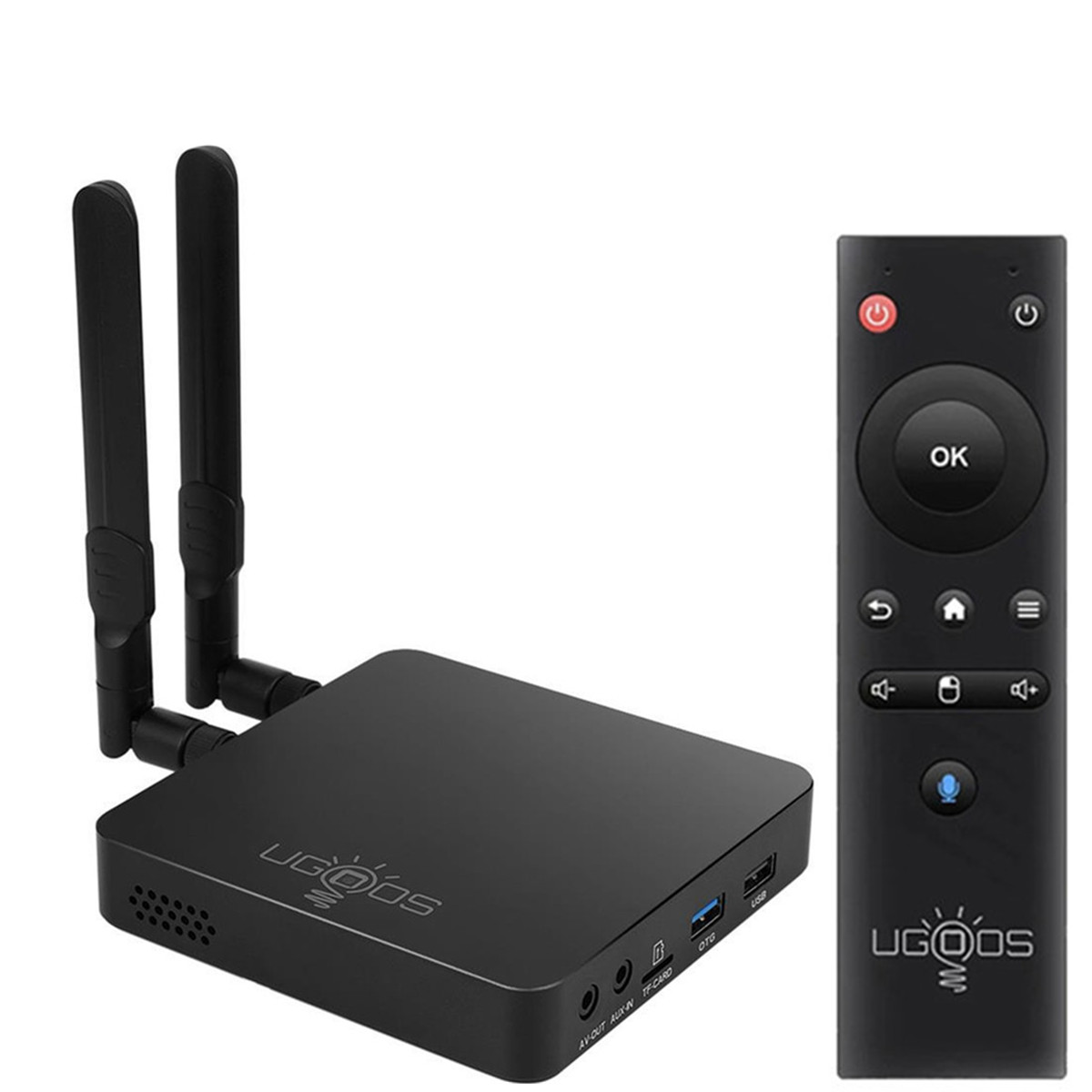 Android TVBOX UGOOS AM6B+ ドルビービジョンプレーヤー Ugoos AM6B Plus TV Box Amlogic S922X-J Android 9.0 DDR4 4GB