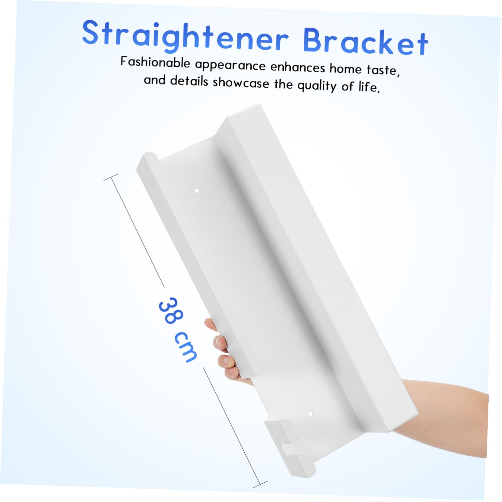 Toyvian Aluminium Haartrockner Halterung Ohne Bohren Wandhalterung für Föhn Glätteisen und Lockenstab Multifunktionaler Badezimmer Organizer mit Hitzebeständigem Ständer Platzsparend und