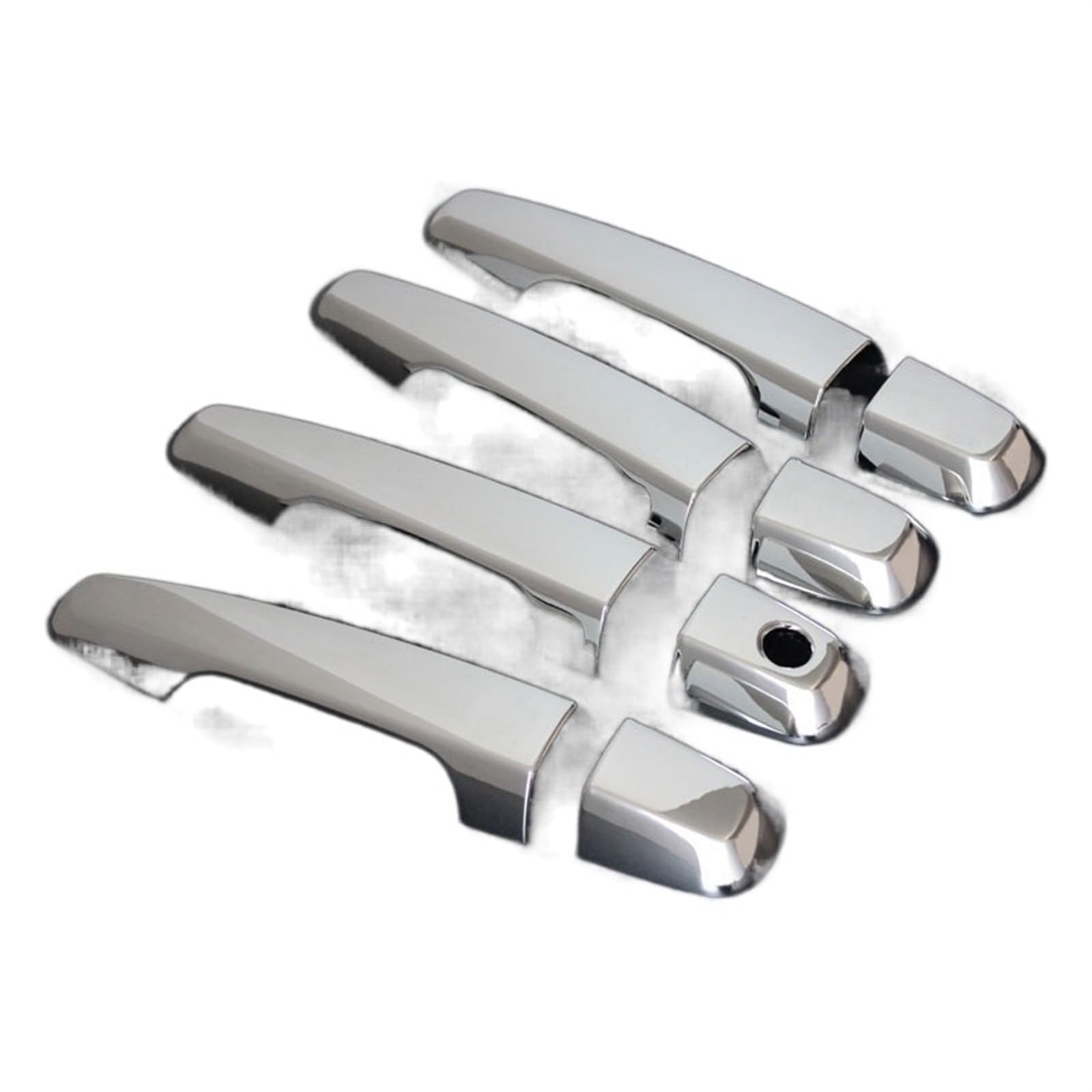 Maniglia esterna per auto Per Mitsubishi L200 per Triton 2015-2020 per Pajero per Sport 2016-2021 ABS Parti esterne Maniglie per porte Coperture Accessori(Chrome smart hole)