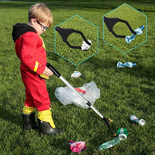 2-Pack Reacher Grabber Pickup Tool, 32" Long Grabber Tool, Trash Picker Grabber for Elderly Grab It Reaching Tool, Garbage Picker Upper Grabber, Litter Pick Up Grab Tool, Claw Grabber Stick (Yellow) - Thumbnail 6
