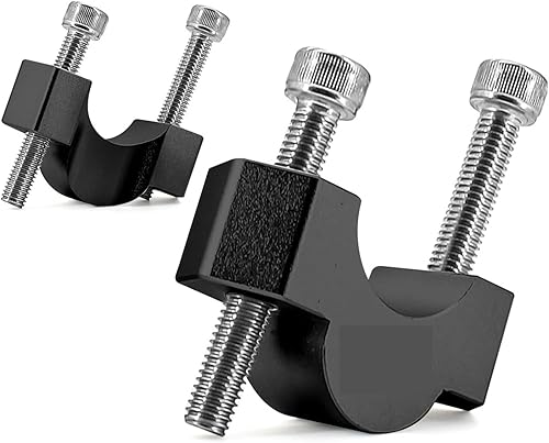 MRMALL F850GS ADV CNC 28mm Handlebar Risers Clamp Height Up Adapter Compatible with BMW F850GS Adventure F 850 GS F850 Adv 2018 2019 (Color Black -