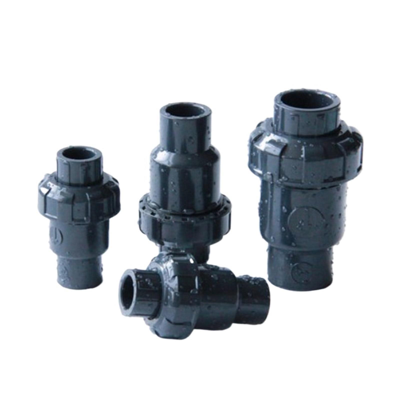 Válvula de retención de PVC SANKING de Taiwán, válvula de retención de aleta de plástico interior de 50MM, válvula Universal Vertical Horizontal DN25 DN32 DN40 DN50(DN40)