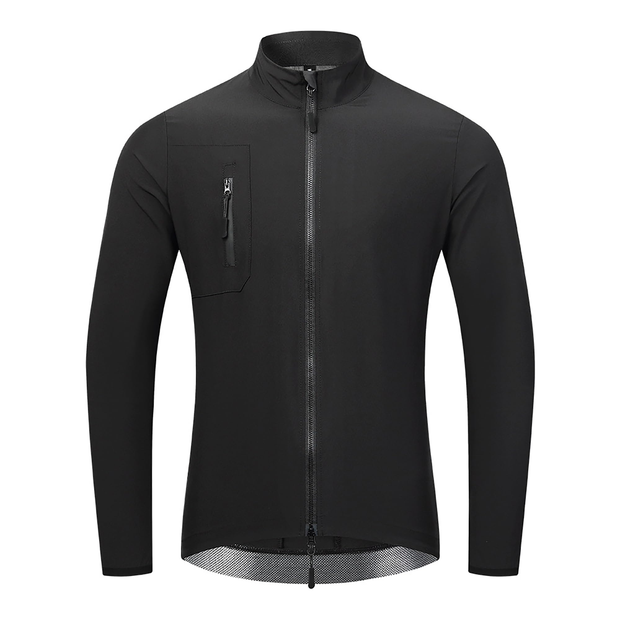 Chaqueta de Ciclismo Softshell Cortavientos para Hombre, Prenda Exterior Impermeable Y Ligera, Transpirable, Ideal para Ciclismo de Montaña Y Running en Verano/Otoño