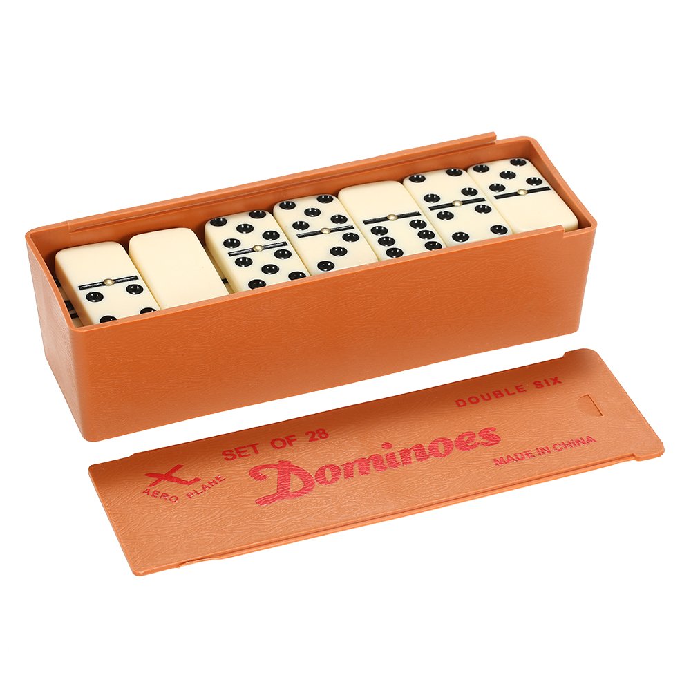 Walmeck Double 6-Dominoes Set