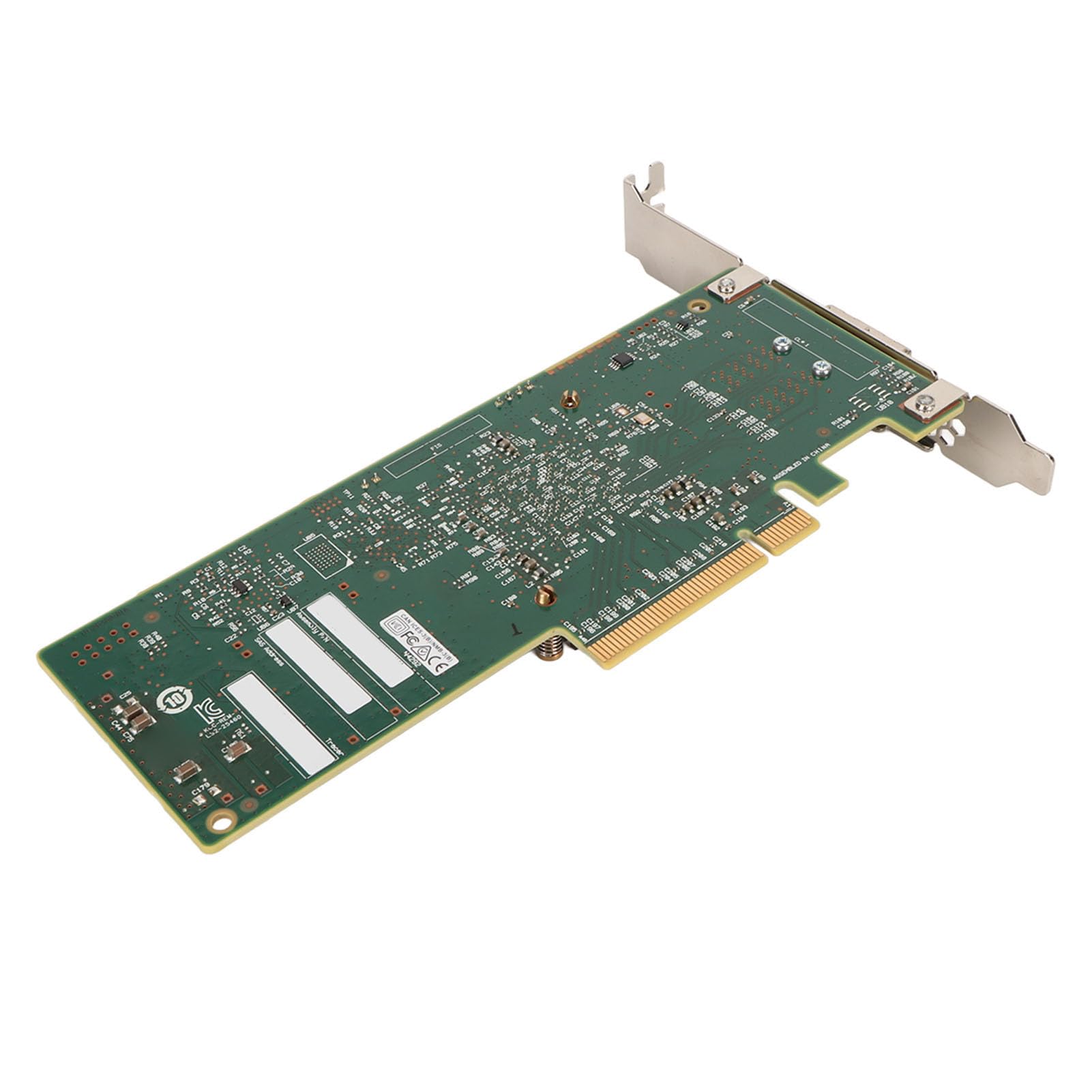 Scheda Controller RAID LSI 9300-8e SAS SATA HBA da 12 Gbps, Adattatore PCIe 3.0 X8 Esterno SFF-8644 a 2 Porte per Linux VMware