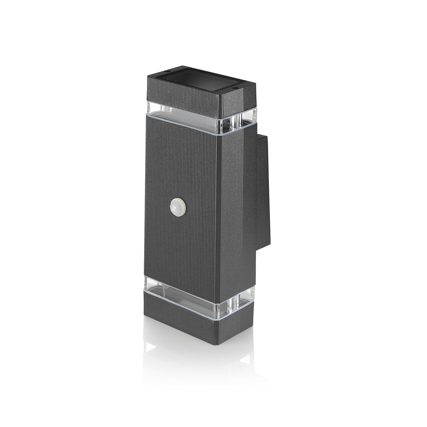 Auraglow Anthracite Pir Motion Sensor Double Up & Down Outdoor Wall Security Light (Fitting Only, )