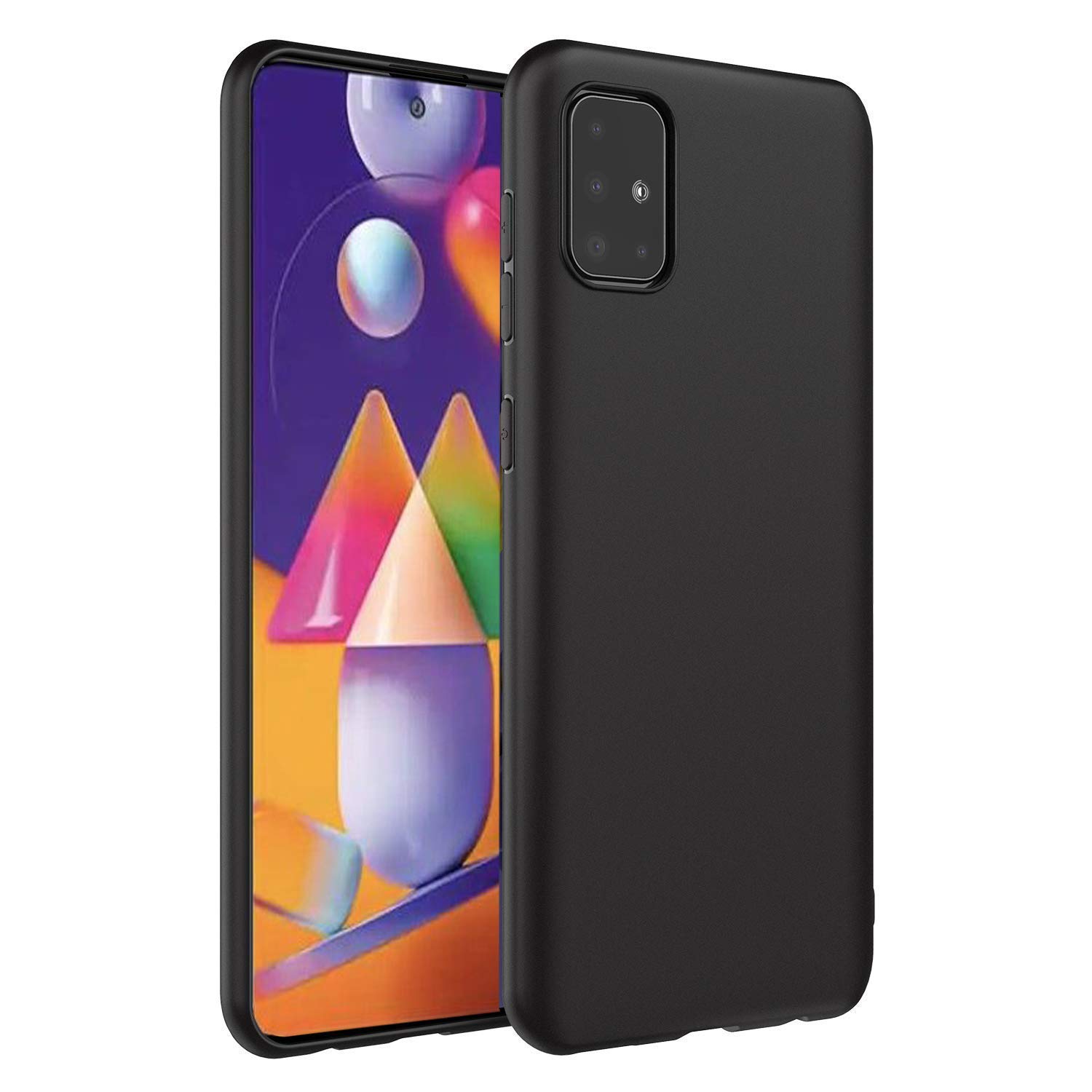 Winble Back Case for Samsung Galaxy M31s Back Cover Soft Flexible Ultra Silicone Protective for Samsung Galaxy M31s (Black) (B09BW3L5DG) Amazon Price History, Amazon Price Tracker