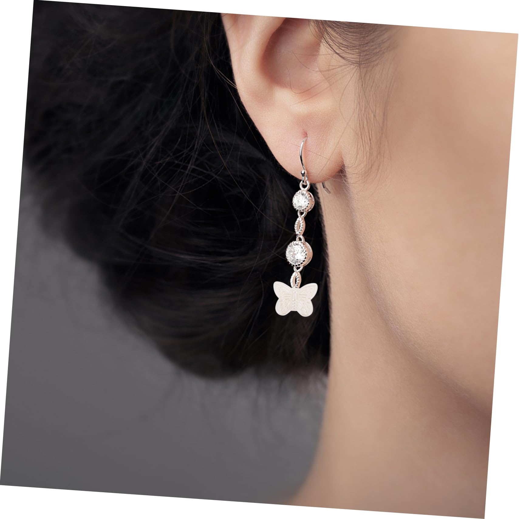 EXCEART Colgante 900 Piezas Accesorios de joyería pulseras de cuentas colgantes de bricolaje pendientes joyas encantos de de imitación encantos en forma artificial talón Camas de plástico