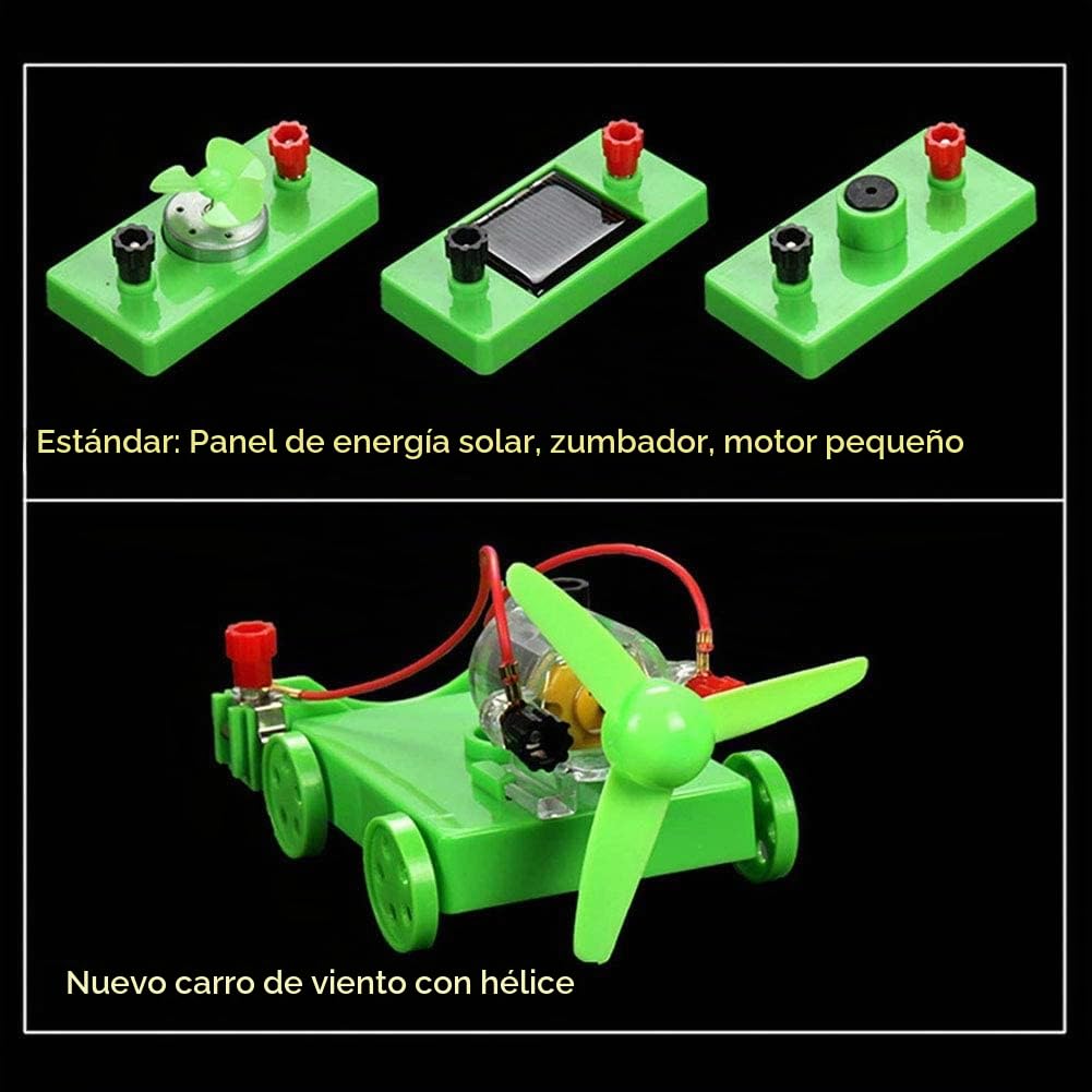 Kits educativos de Ciencia,experiencias científicas Infantiles,Circuito electrico,Kit de exploración Infantil,Electricidad magnética,para exploración de la electromagnética