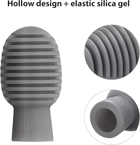 Miniatura 4 de 4 piezas de tambor silenciador de tambor amortiguador de tambor de silicona consejos de práctica silenciosa accesorio de percusión silenciosa