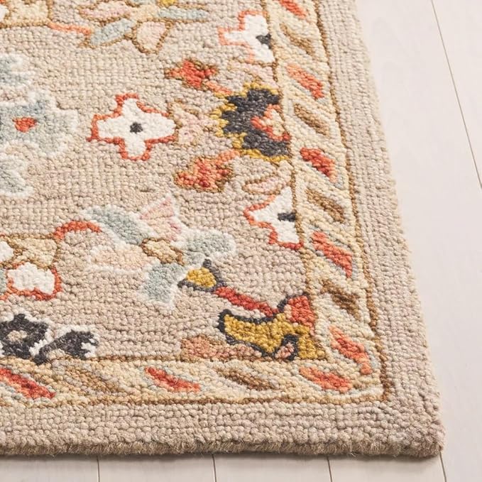 Image of Handmade Primium Collection Pure Woolen Carpet for Living Room,Bedroom and Hall (6 X 9) Feet Color Multi-2