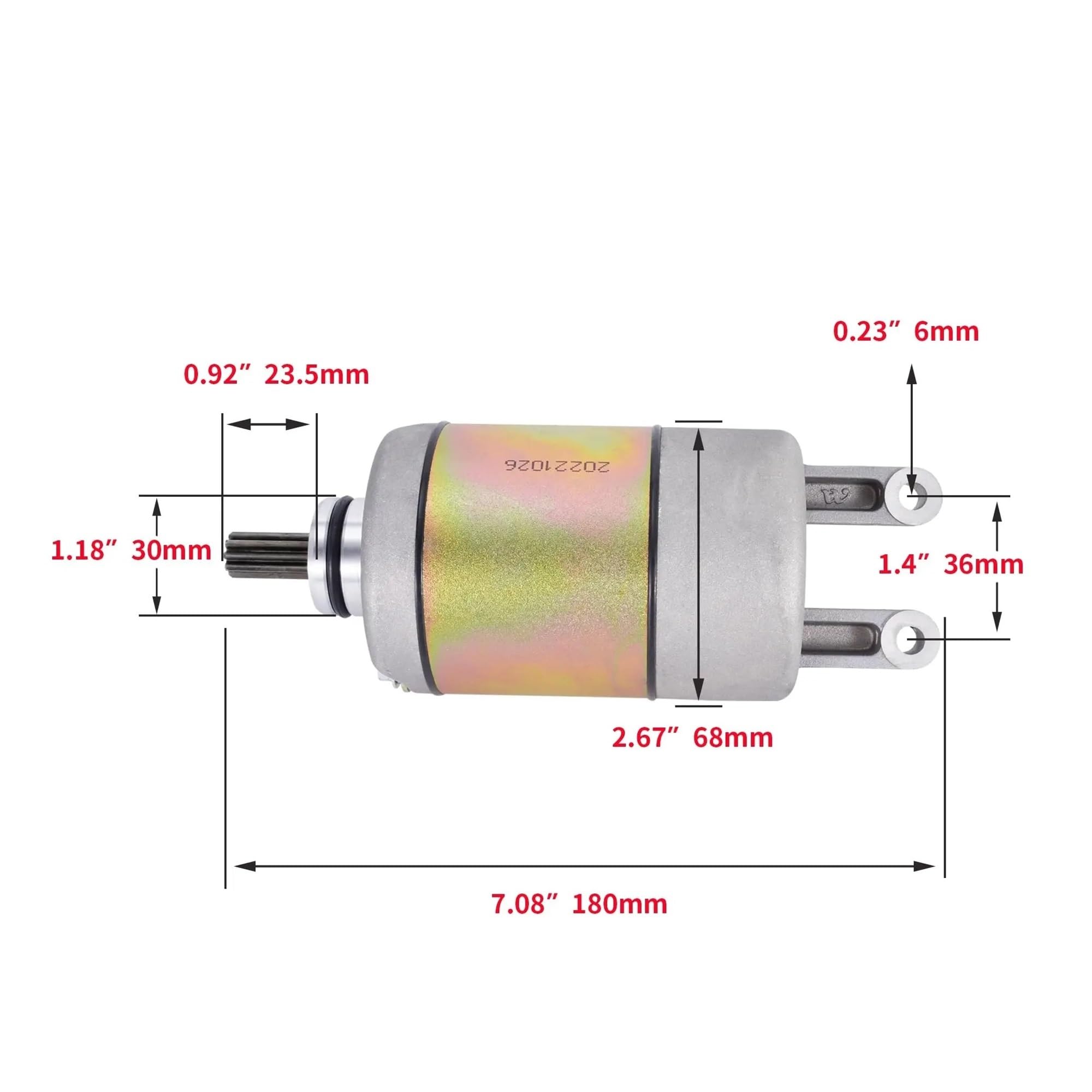 Motor De Arranque De Moto para Manco para Talon para Linhai para Bighorn 260cc 300cc 4x4 para ATV para UTV Motor De Arranque