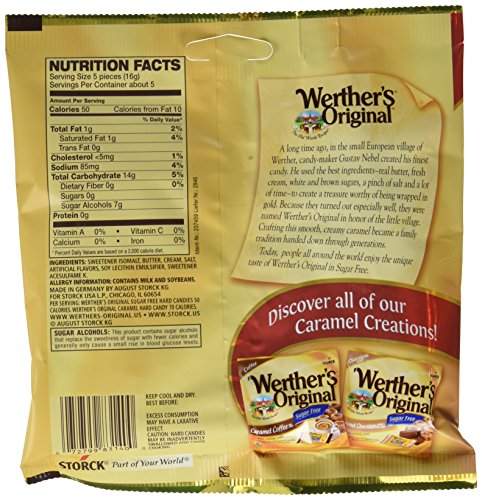 Werthers Original Sugar Free Caramel Hard Candies 12 Pack #TOP1
