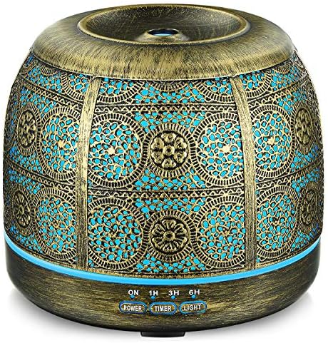 ARVIDSSON 500ml Diffusers for Essential Oils, Metal Essential Oil Diffuser for Large Room, Ultrasonic Aromatherapy Diffuser for Home