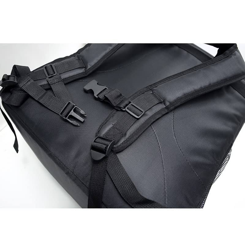 Bolsa para Llevar Pizzas,Bolsa De Entrega 57L Takeaway Mochila aislada Impermeable Pizza Pizza Caja de Comida Caja de Comida en Capas Paquete de refrigerador