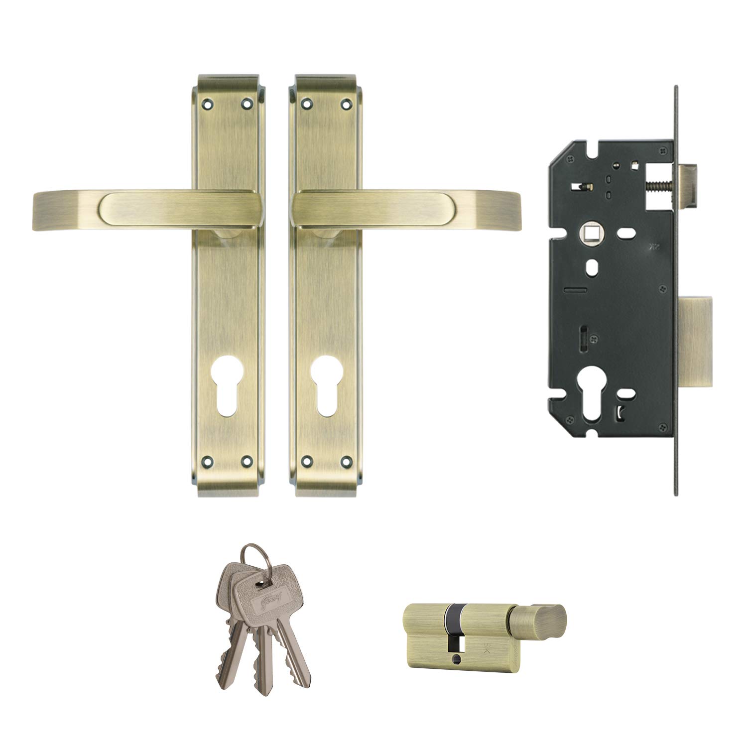 See full amazon price history chart for Godrej Gloria 6 Lever Mortise Door Lock Handle Set with 3 Keys, Suitable for Left & Right Handed, Inside & Outside Opening Door Handle Set, Satin Nickel Finish (Silver, Pack of 1) Godrej Gloria 6 Lever Mortise Door Lock Handle Set with 3 Keys, Suitable for Left & Right Handed, Inside & Outside Opening Door Handle Set, Satin Nickel Finish (Silver, Pack of 1) (B08GKGQQW4) Amazon Price History, Amazon Price Tracker